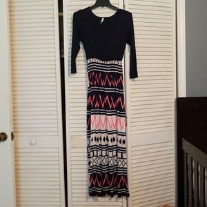 Long sleeve maxi